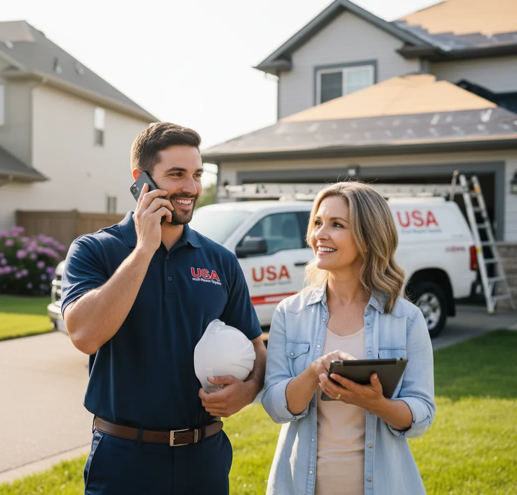 USA Roof Repair Experts customer support in Holden